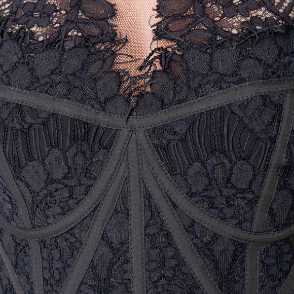 Lulu’s Optimum Opulence Dark Blue Grey Maxi - Picture 5 of 6